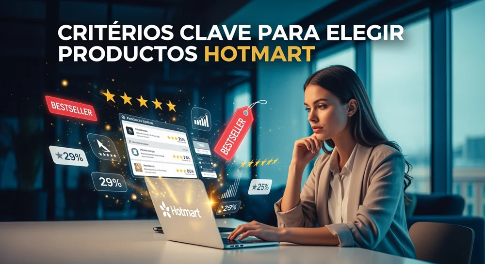 Criterios Clave para Elegir Productos Hotmart - paso a paso