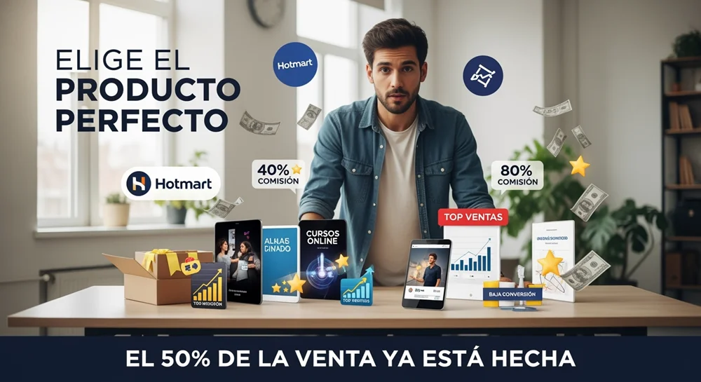 Elige el producto perfecto en hotmart