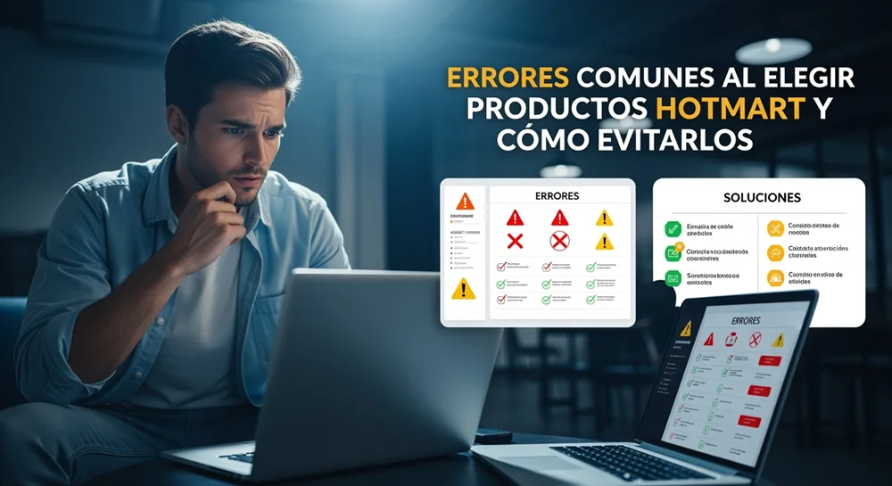Errores Comunes al Elegir Productos Hotmart y Cómo Evitarlos